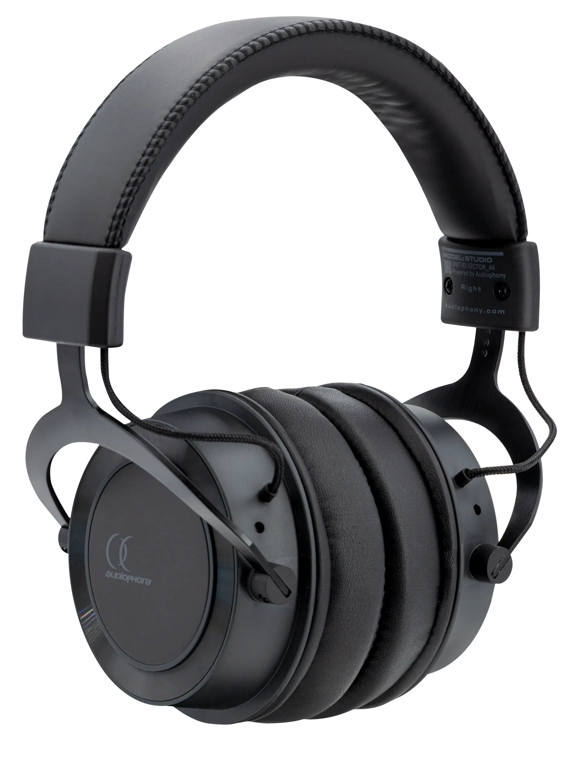 Casque de monitoring STUDIO Audiophony circum-aural fermé, vue trois-quarts